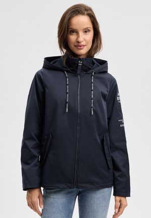 MIT KAPUZE UND ARTWORKS - Übergangsjacke - blue navy