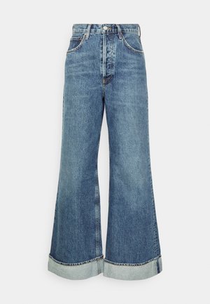 DAME  - Leveälahkeiset - dark blue