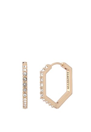 CRYSTAL HEXAGON  - Orecchini - gold-coloured