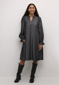 Culture CUBELVA OLLY - Nappali ruha - black melange