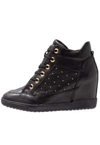 Geox Höga sneakers - black