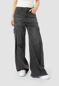 LELA - Workwear Jeans - midnight black wash