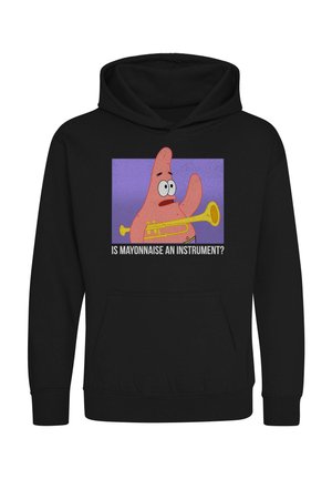 Henry Tiger SPONGEBOB SQUAREPANTS MAYONNAISE - Felpa con cappuccio - black