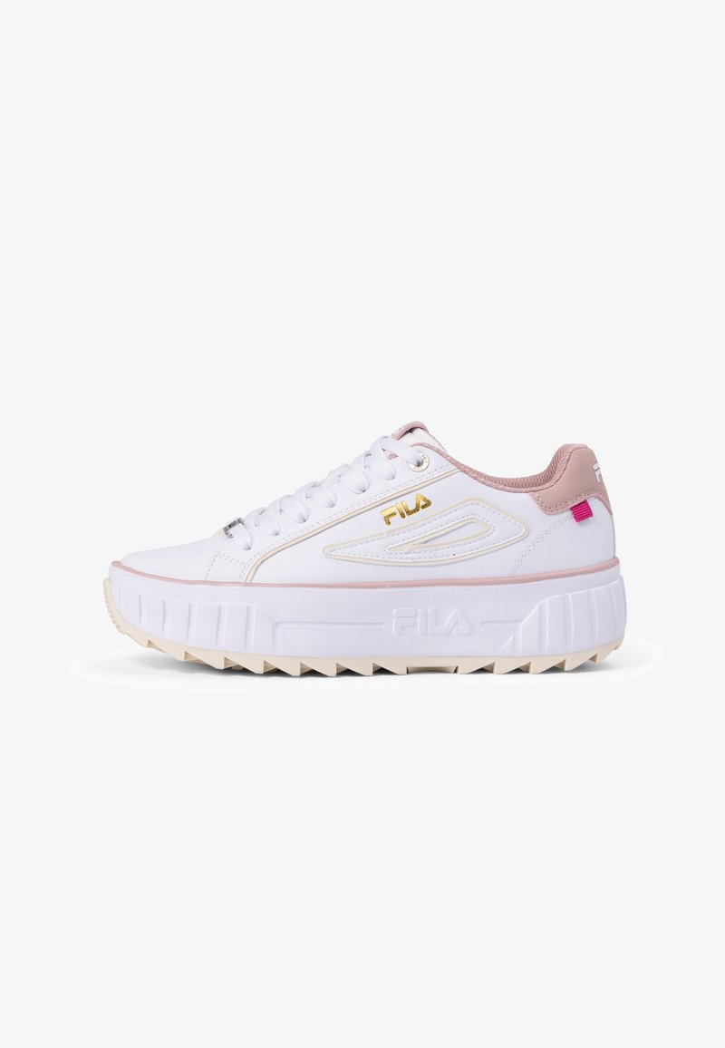 Fila SINTRA - Matalavartiset tennarit - white-pale mauve