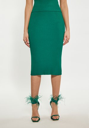 faina, Pencil skirt - dunkelgrün