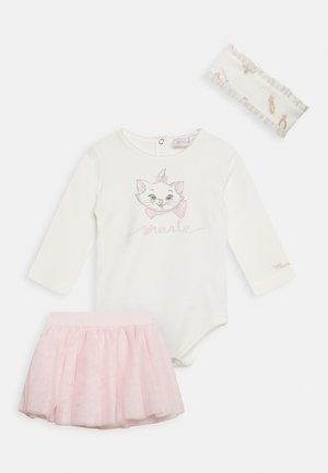 DISNEY ARISTOCATS FASCIA GONNA SET - T-shirt print - panna rosa