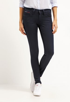 Skinny džíny - dark-blue denim