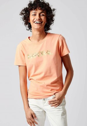 Kaporal FANJO - T-shirt imprimé - corail