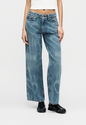 GAMALA - Wide leg - bright blue