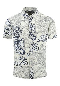 MSH RESORT 1/2 PATTERNED - Hemd - white  navy