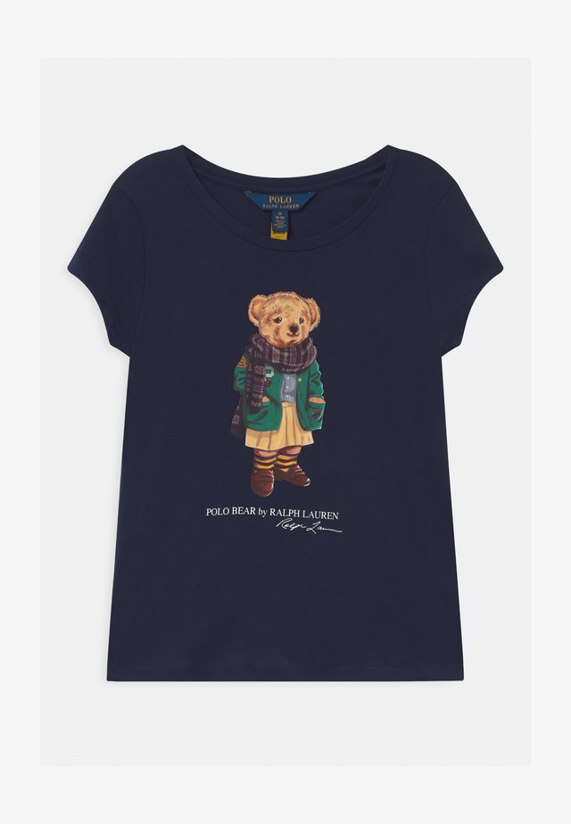 BEAR - T-shirt z nadrukiem - french navy