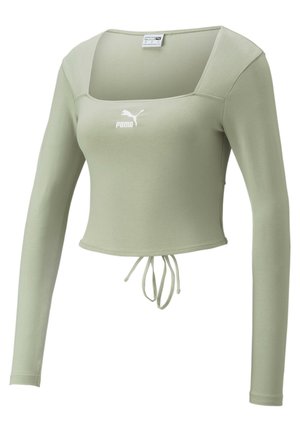 Långärmad tröja - green