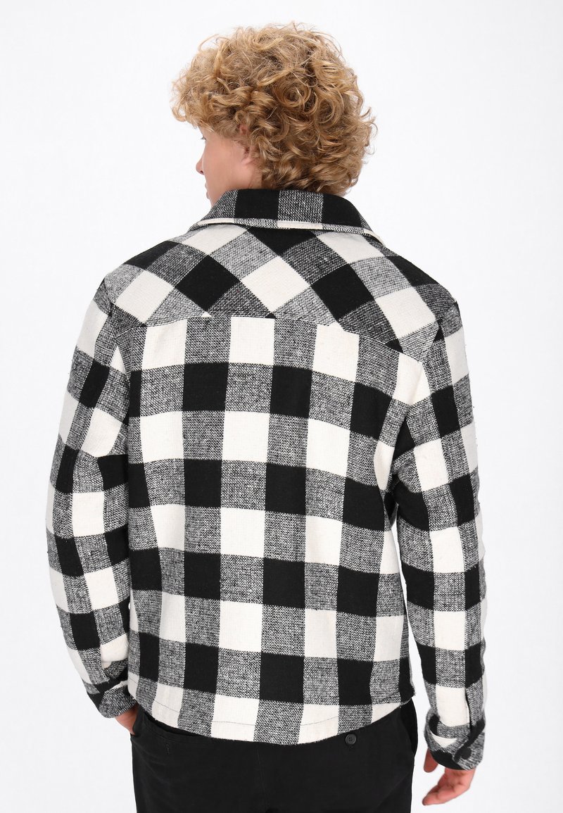 Off White Weisse Hemdjacke Mo Leichte Jacke Offwhite Black/weiß