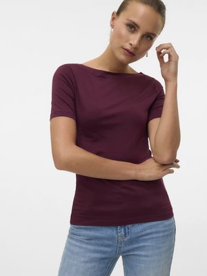 Vero Moda VMPANDA - T-shirt basic - winetasting