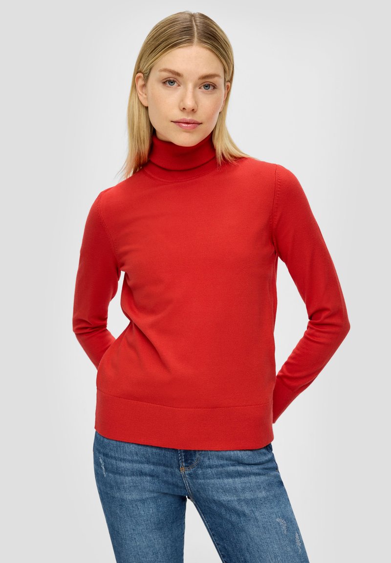 s.Oliver COLTRUI - Strickpullover - rot