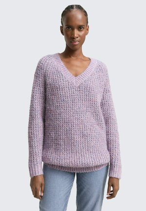 Trui - lilac multicolor melange