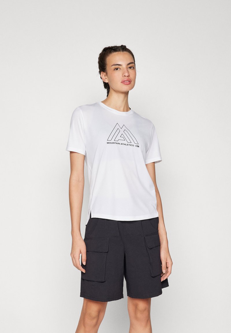 The North Face MOUNTAIN ATHLETICS FLEX TEE - Majica kratkih rukava s printom - white