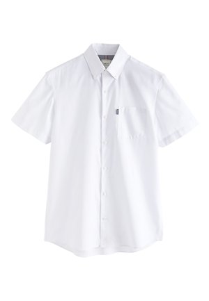 Next, EASY IRON BUTTON DOWN OXFORD SHORT SLEEVE - Skjorter - white