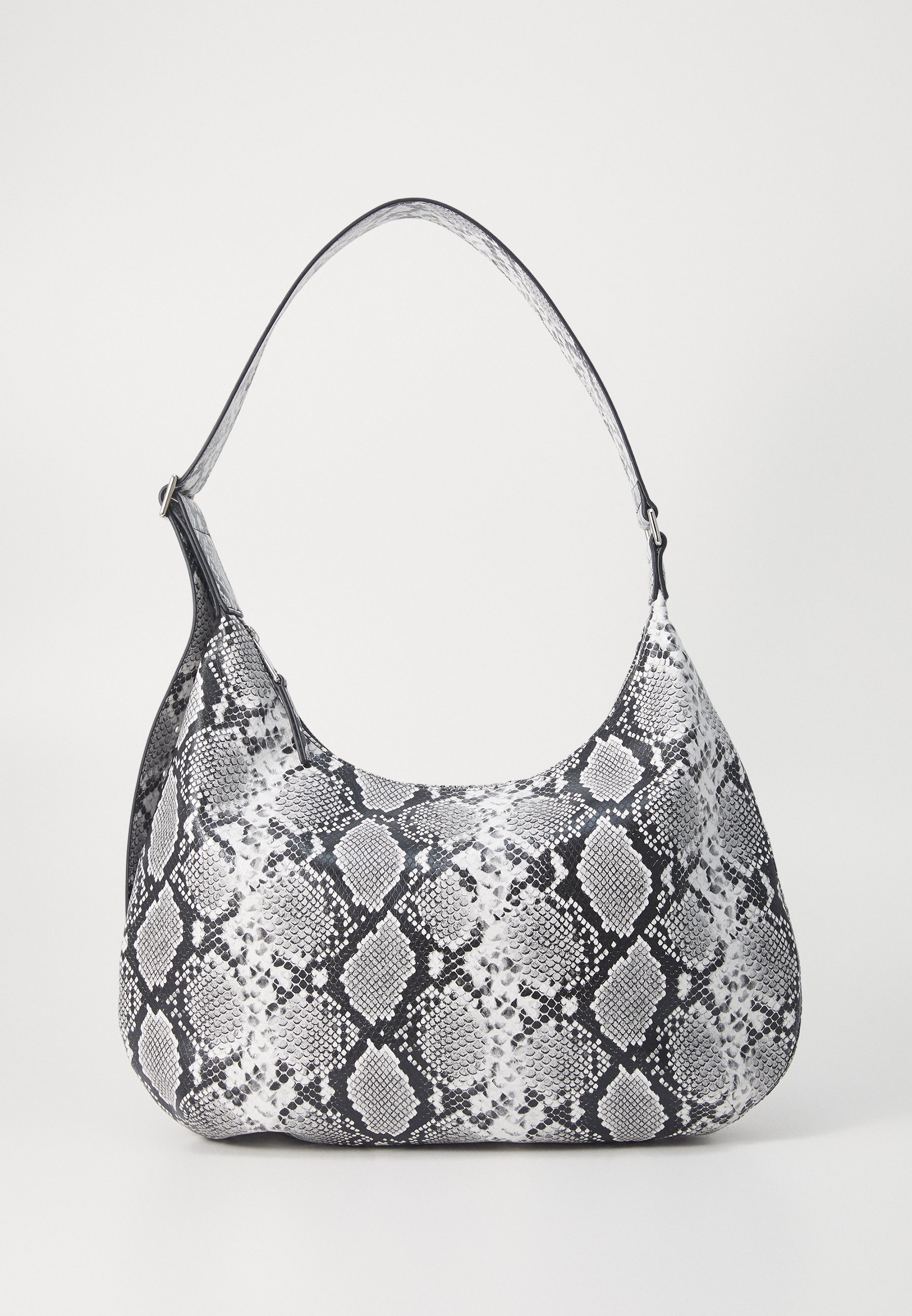 Samsøe Samsøe SAFREJA BAG - Tote bag - black white snake/multi