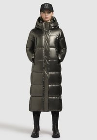 khujo RUBINA SHINY - Zimný kabát - khaki