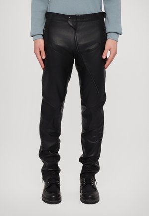 ANTOINE BIKER TROUSERS - Lederhose - nappa black