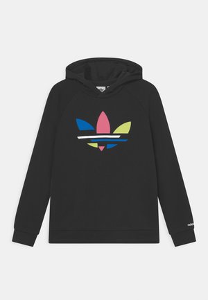 UNISEX - Felpa con cappuccio - black