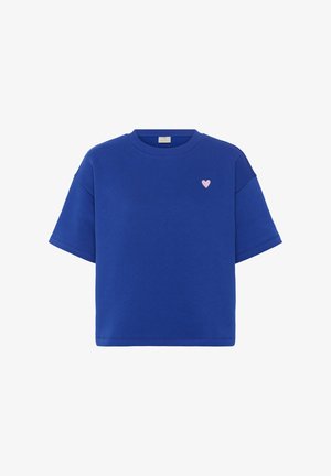 Kaffe, KALIDDY 1/2 SLEEVED - T-shirt basique - surf the web w pink heart