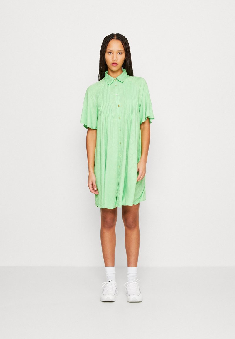 YAS YASFIRA SHIRT DRESS  - Marškininė suknelė - summer green