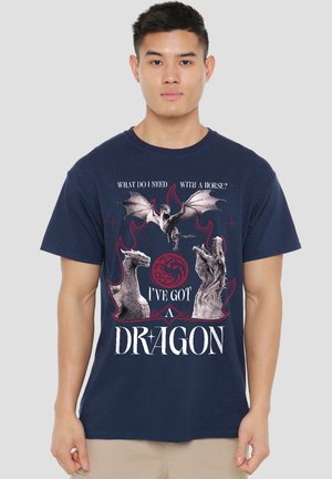 Warner Brothers, HOUSE OF THE DRAGON I'VE GOT A DRAGON - Print T-shirt - dark blue