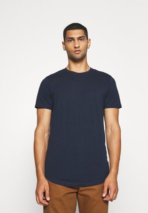 JJENOA TEE CREW NECK - Jednoduché triko - navy blazer