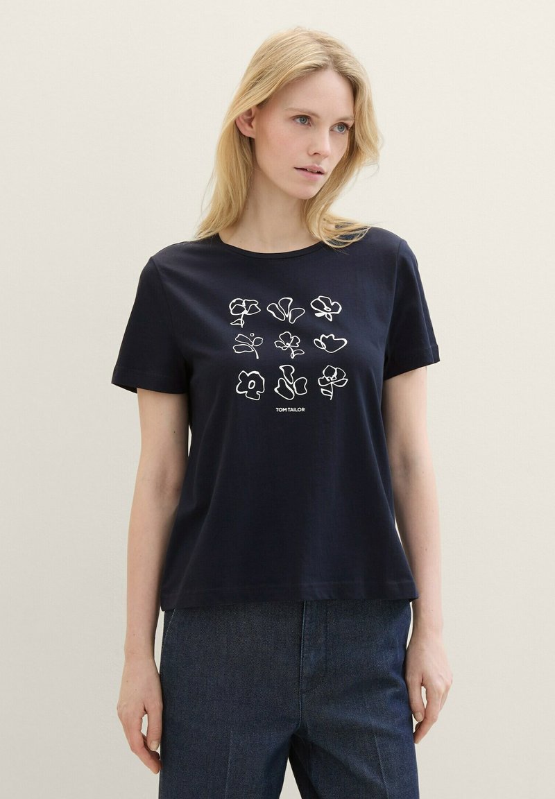 TOM TAILOR T-shirt imprimé - sky captain blue