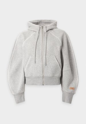 UGG, CLASSIC FULL ZIP - Sudadera con cremallera - grey heather