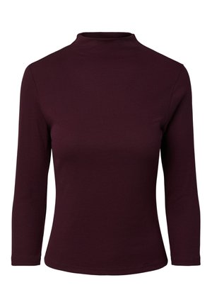 Pieces, TOP PCALLY 3/4 HIGH NECK - T-shirt à manches longues - winetasting