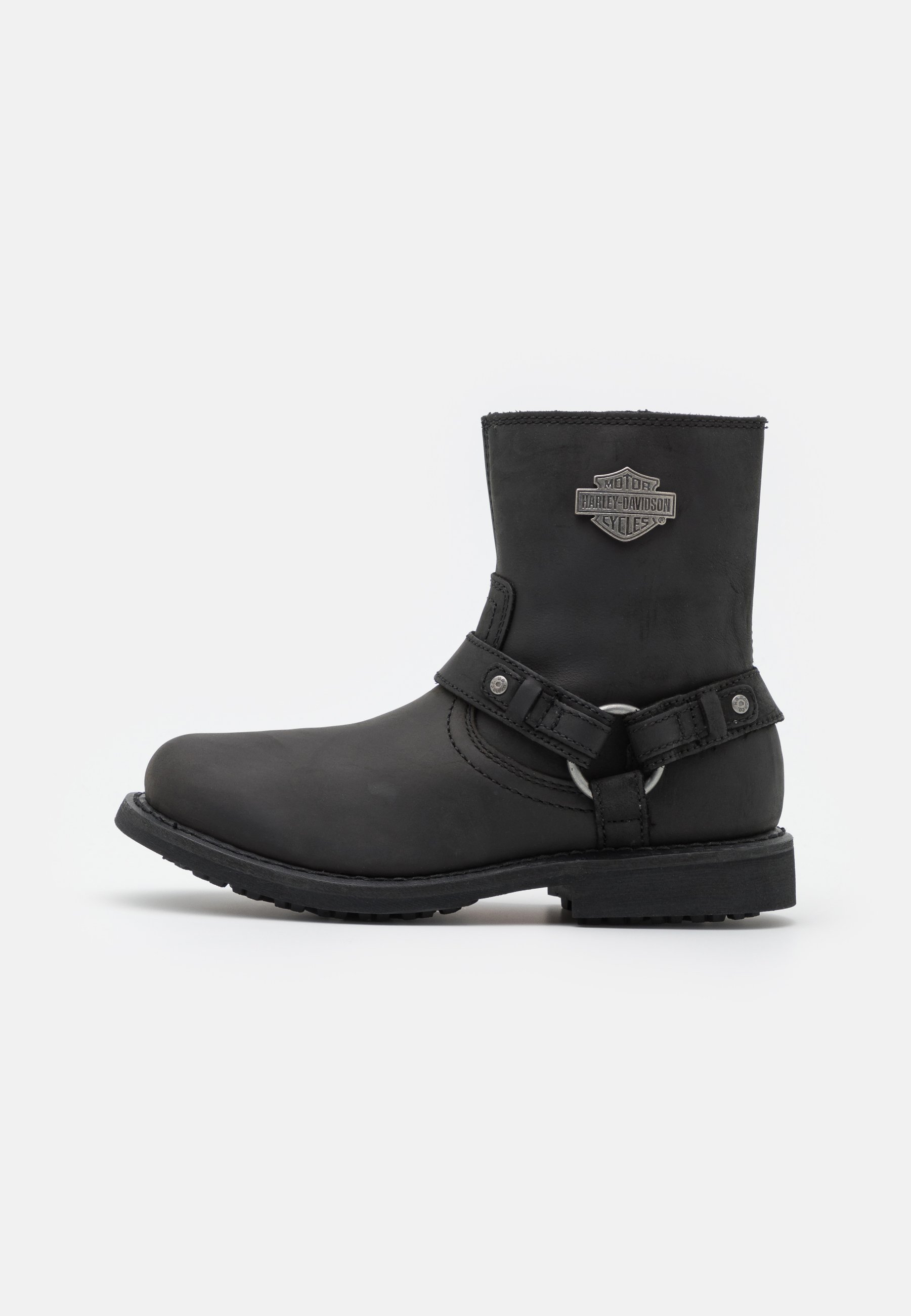 ANELLO HARLEY-DAVIDSON IN ACCIAIO DI COLORE NERO CON B&S