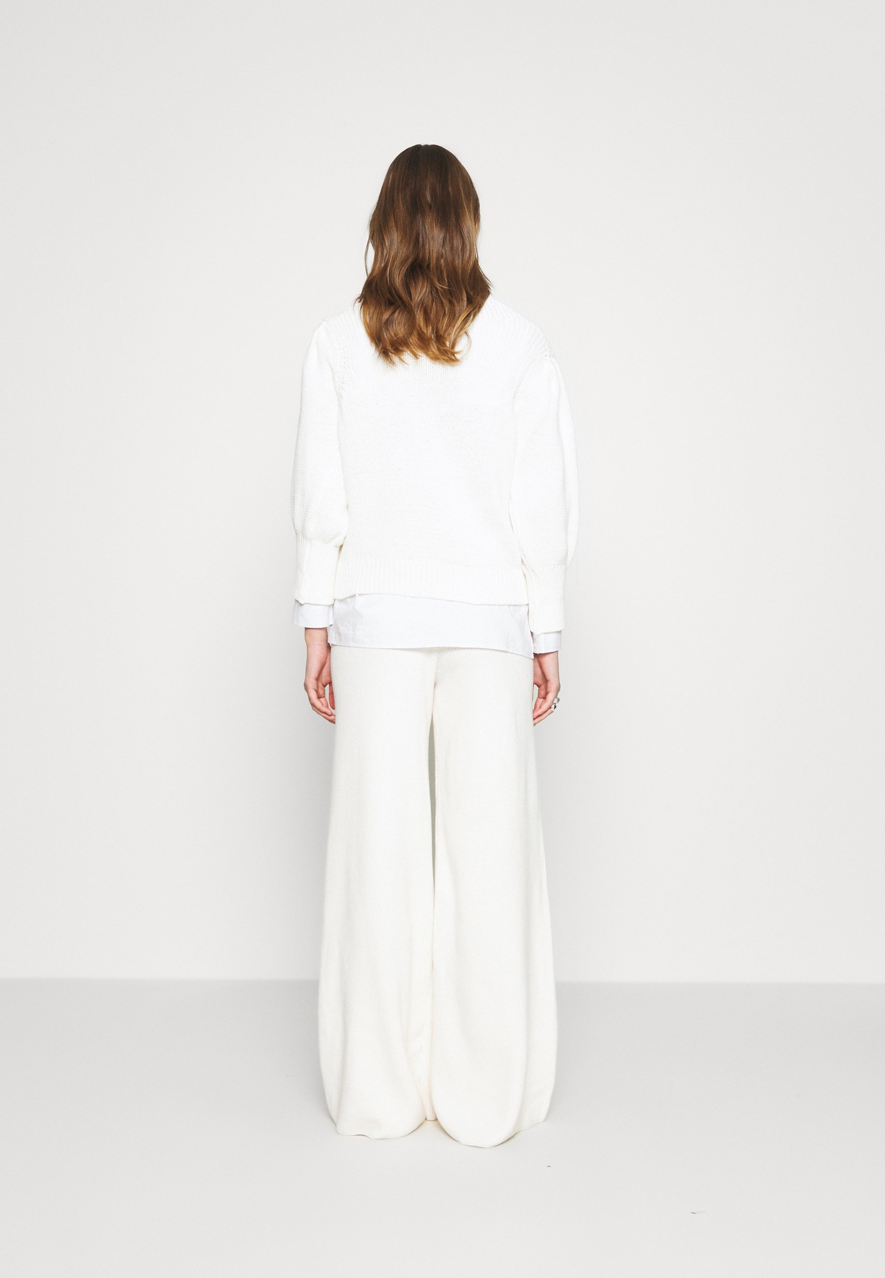 River Island Trousers - cream/white 