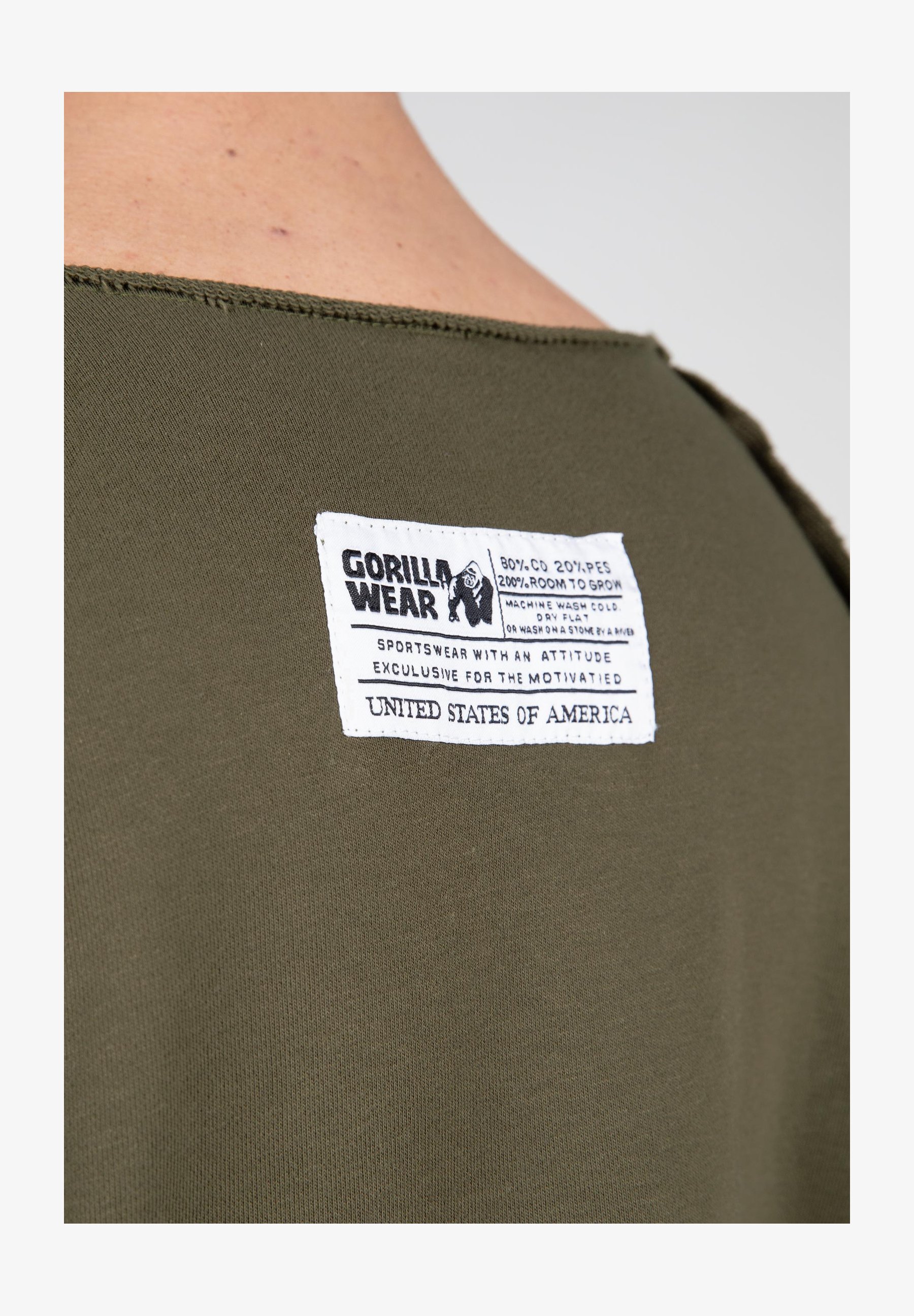 Gorilla Wear Maglietta Classica Uomo – Nero/Oro – 100% Cotone – Vestibilità Regolare – Taglie Forti 4XL