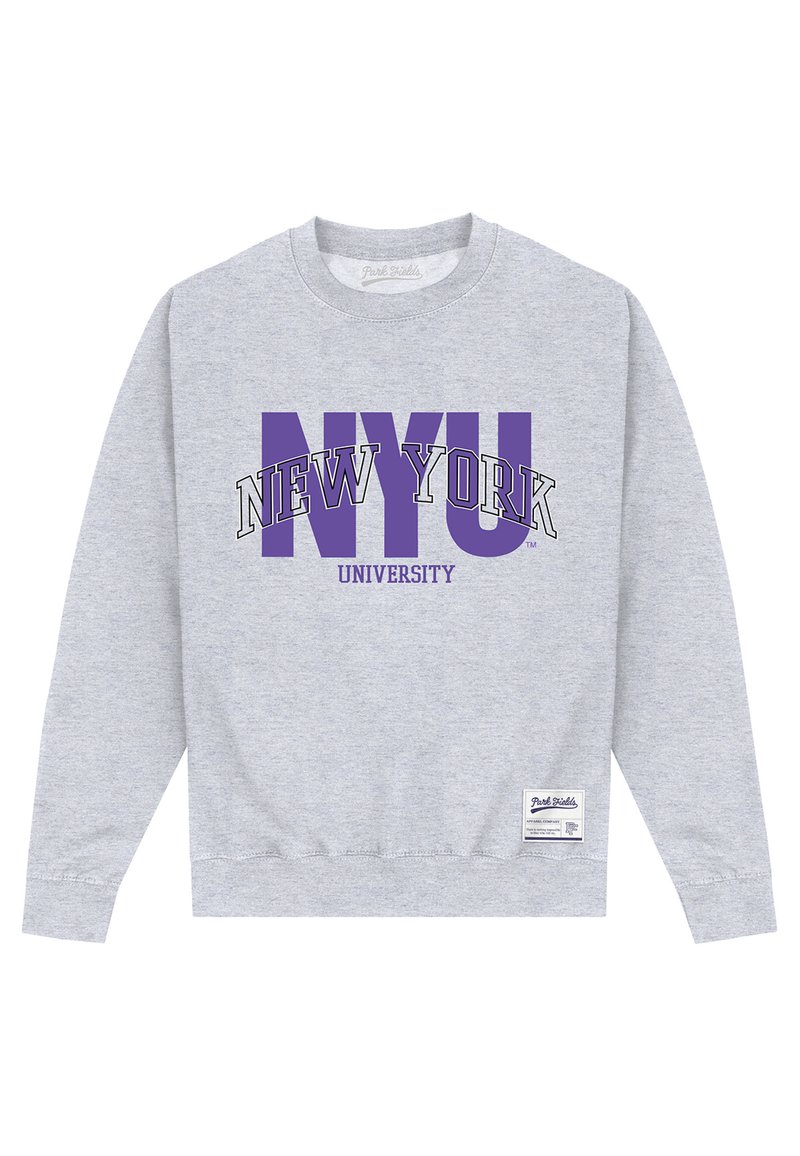 Henry Tiger PARK FIELDS NEW YORK UNIVERSITY SCRIPT - Felpa - heather grey