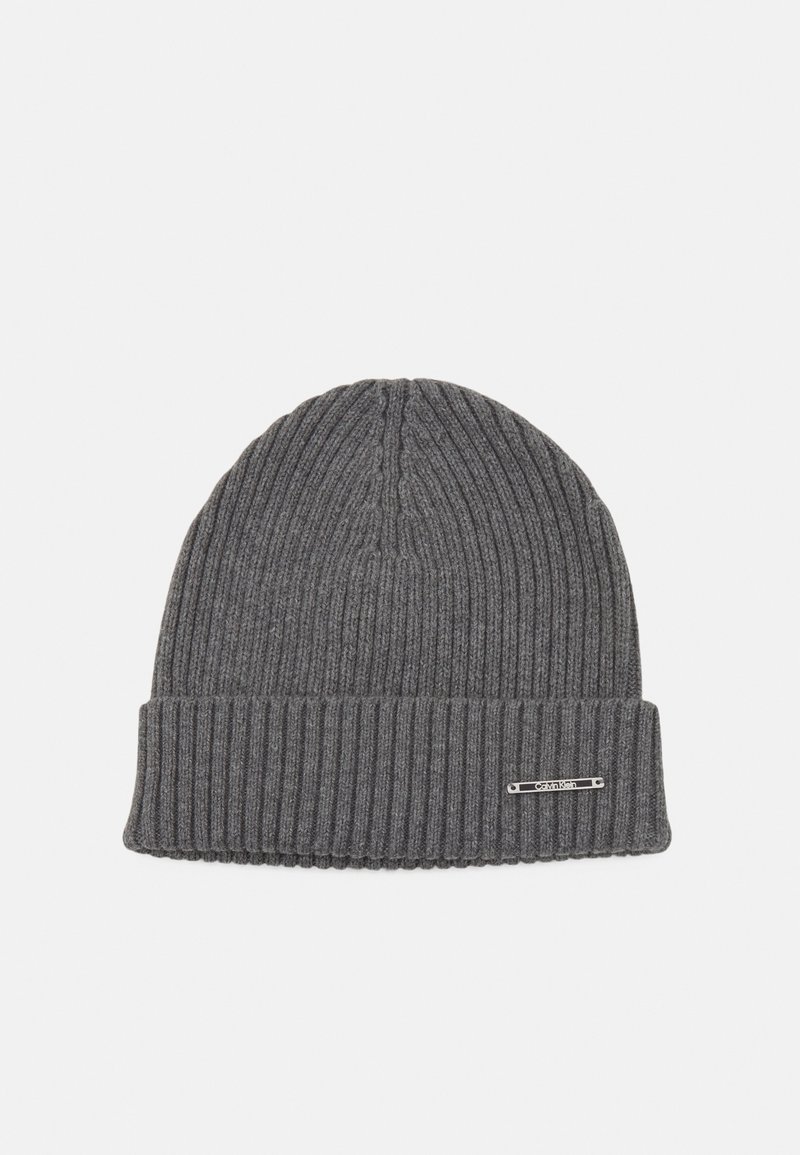 Calvin Klein BASIC BEANIE UNISEX - Beanie - charcoal