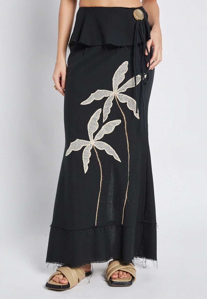 Be Sunset Falda larga - black