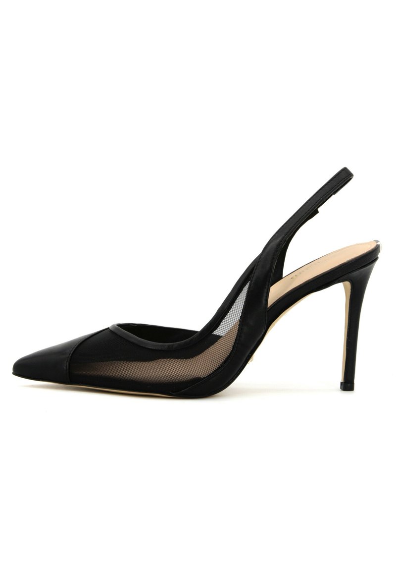 Marciano Guess decollete slingback a punta in vernice nero