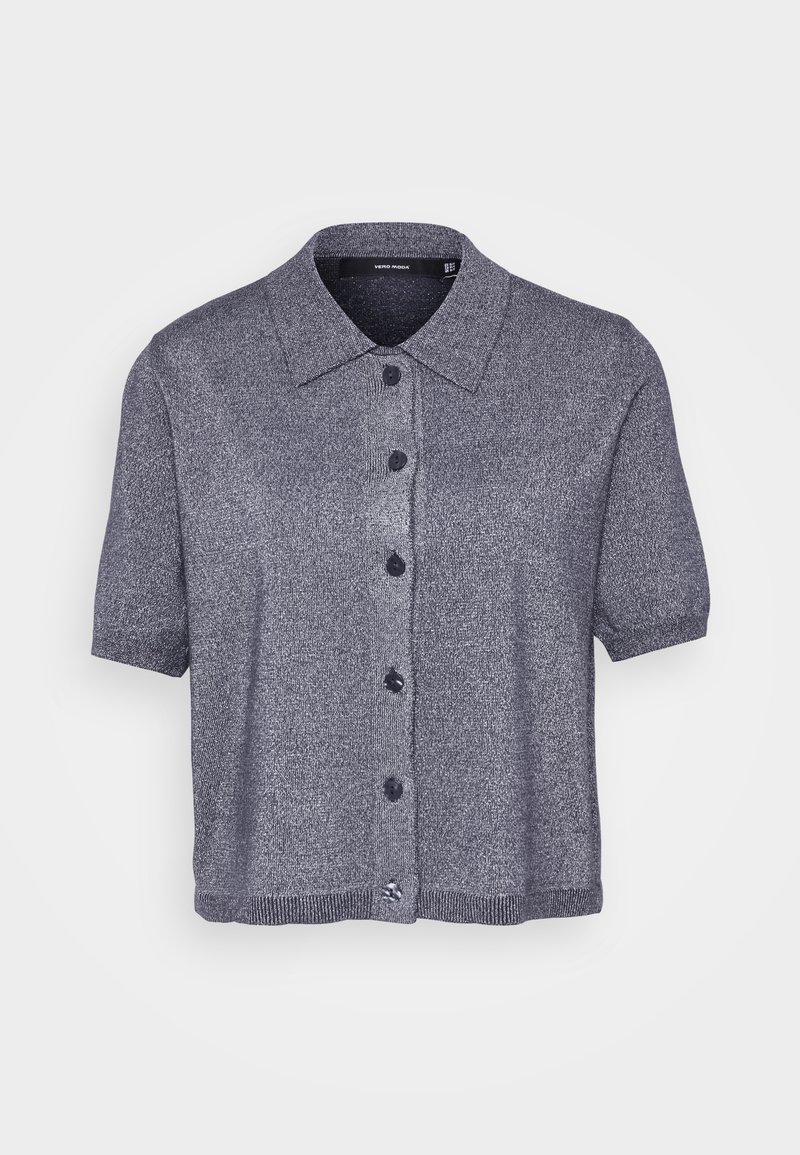 Vero Moda Tall Overhemdblouse blauw Vero Moda Tall Overhemdblouse blauw