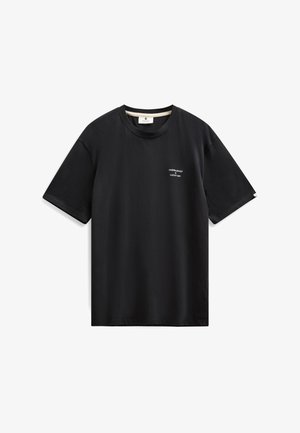 Anerkjendt, AKVILLADS FACES SS TEE - T-shirt print - caviar