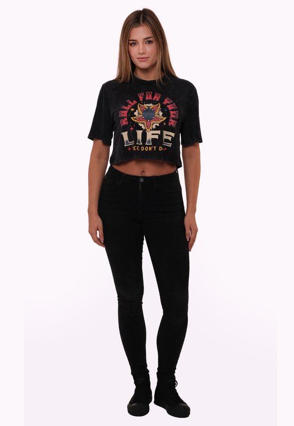 STRANGER THINGS HELLFIRE CLUB  - Print T-shirt - charcoal4