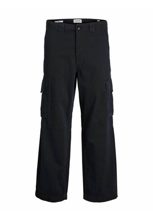 MIT WEITEM BEIN JUNIOR - Cargo trousers - black