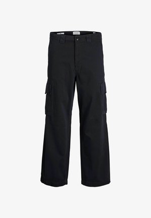 MIT WEITEM BEIN JUNIOR - Cargo hlače - black