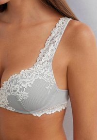 Intimissimi GIOIA PRETTY FLOWERS SUPER - Push-up BH - weiß j ice grey talco