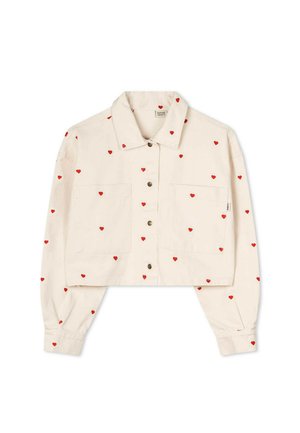 Kaotiko POCKETS MULTIHEART - Spijkerjas - ivory