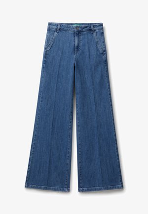 United Colors of Benetton WIDE FIT - Široké džíny - blue