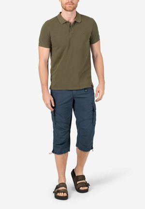 TIMEZONE MIT GÜRTEL UND MEHRFACHTASCHE - Shorts - blau