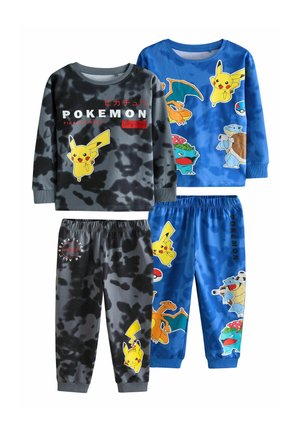 Next, REGULAR FIT - 2 PACK SET - Nattøj sæt - blue black pokemon